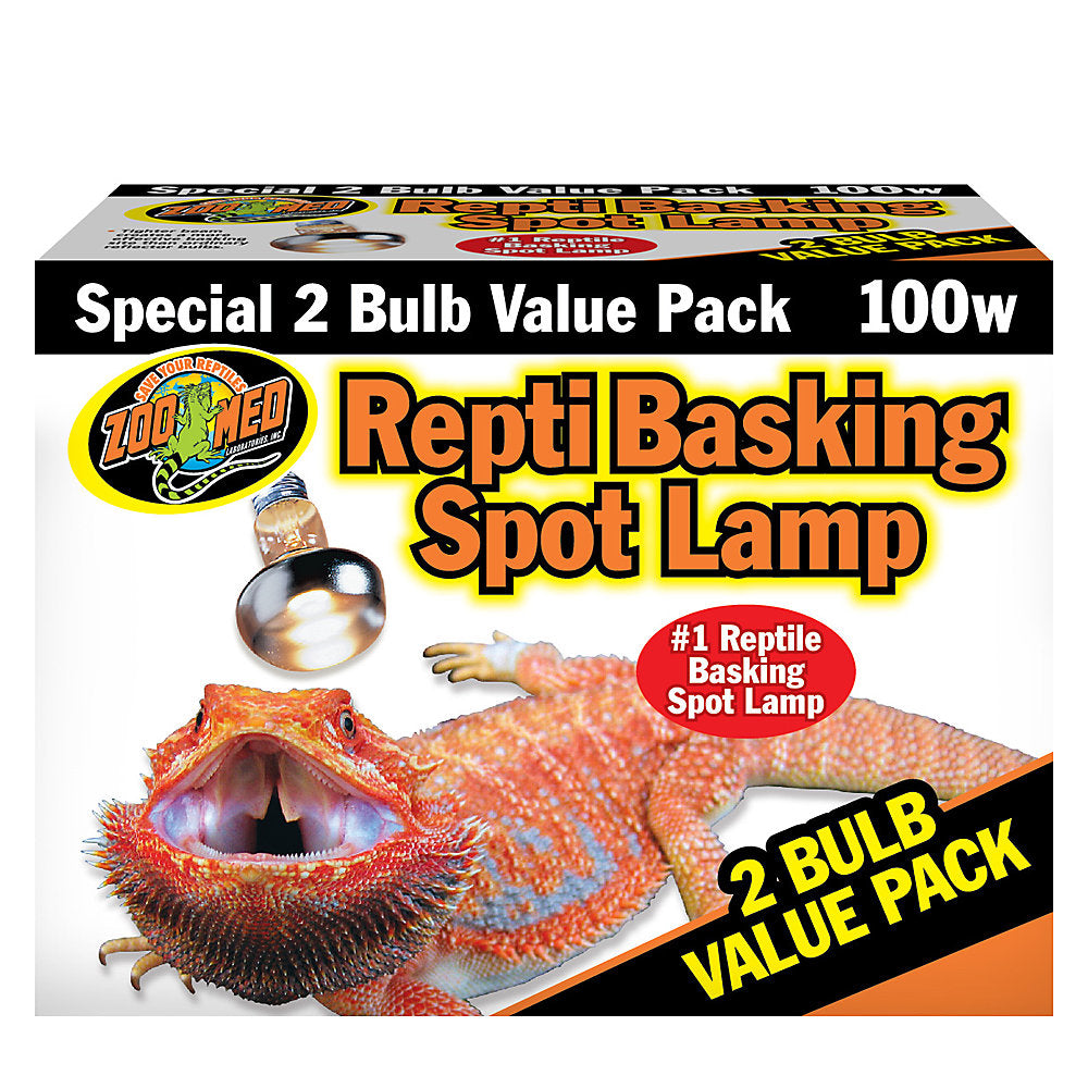 Zoo Med Reptile Value Pack Basking Spot Lamp 100W (2 bulbs)