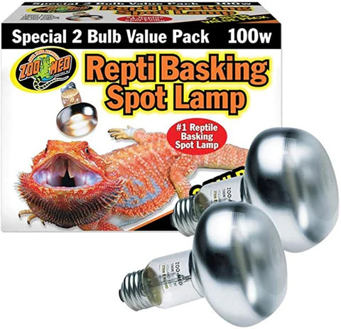 Zoo Med Reptile Value Pack Basking Spot Lamp 100W (2 bulbs)